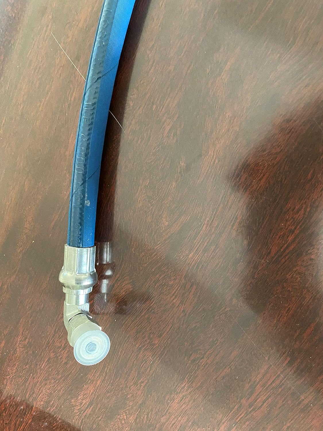 3/8" x 4' Blue 4,000 PSI Pressure Washer Jumper Hose, Pack of 2 N5415