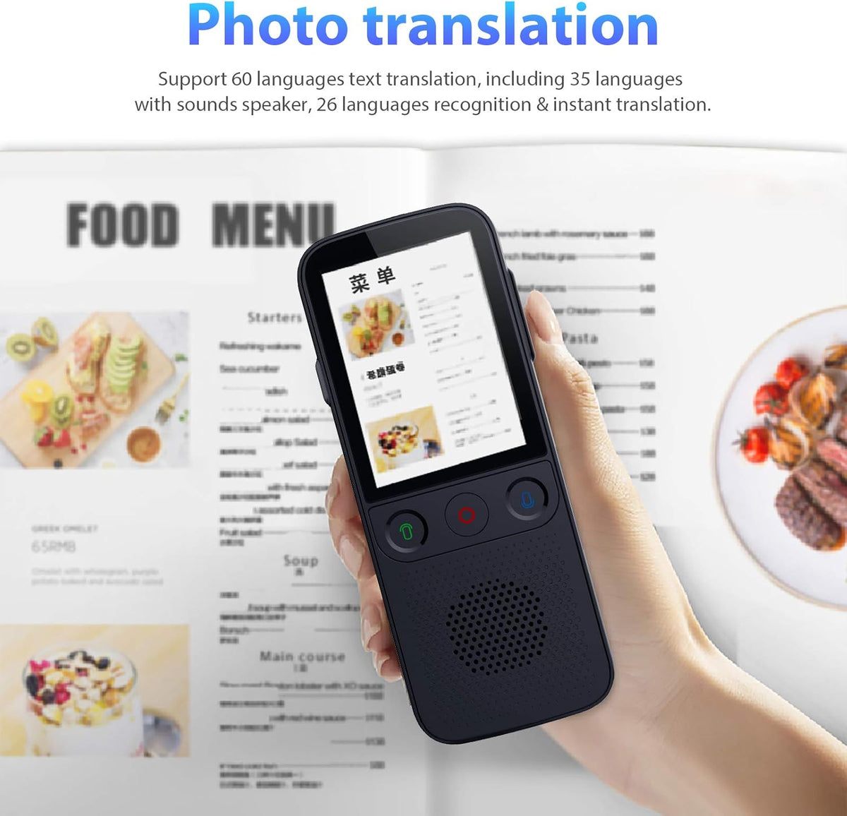 Two Way Real Time WiFi Translator Device Pack of 2 J1412