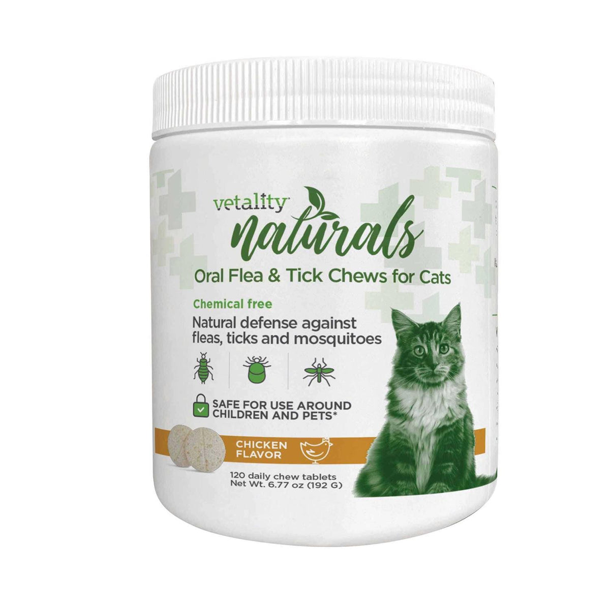 Oral Flea & Tick Chews for Cats 120 ct O800