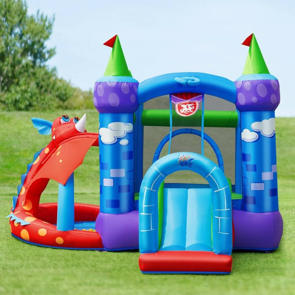 Inflatable Bounce House Dragon Slide Bouncer Castle R8654
