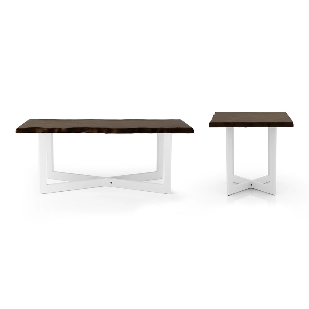 Oak 2-Piece Coffee Table Set B64718