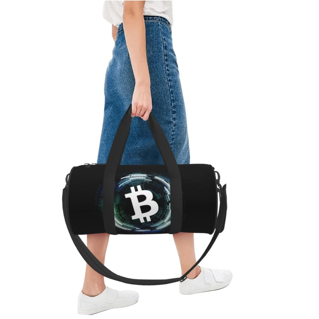 Cryptocurrency Blockchain Bitcoin Unisex Large Duffle Bag T34818