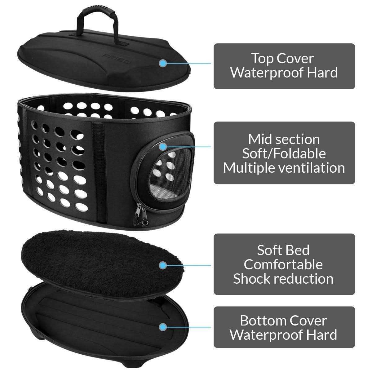 23-Inch Hard Cover Pet Carrier W644
