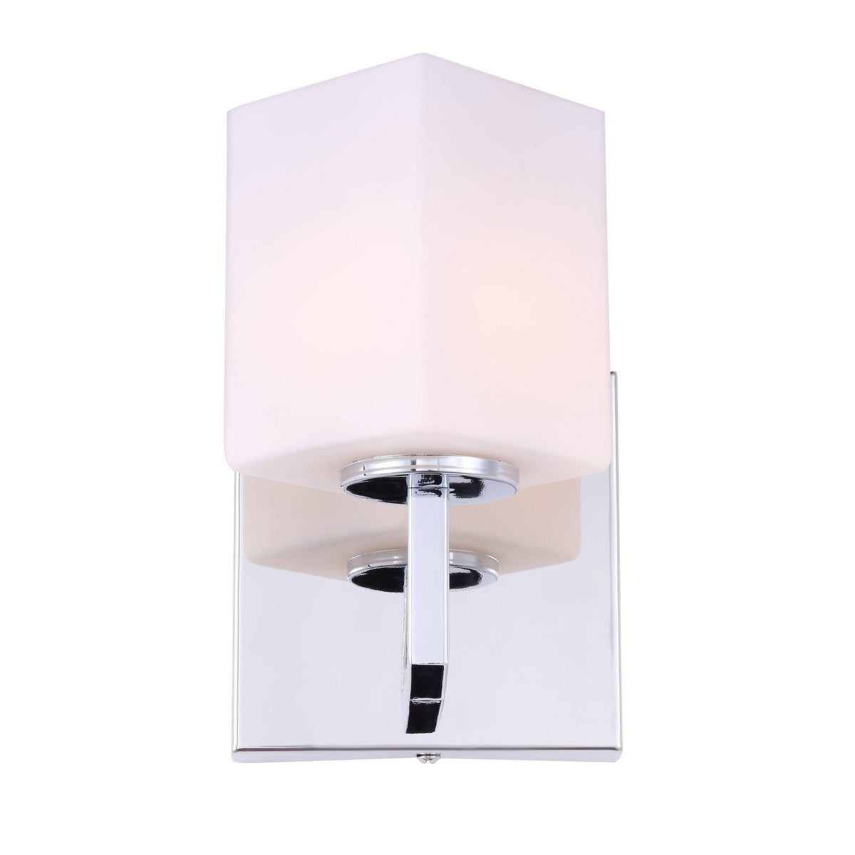 Chrome Opal Glass LED Bath Light T250525