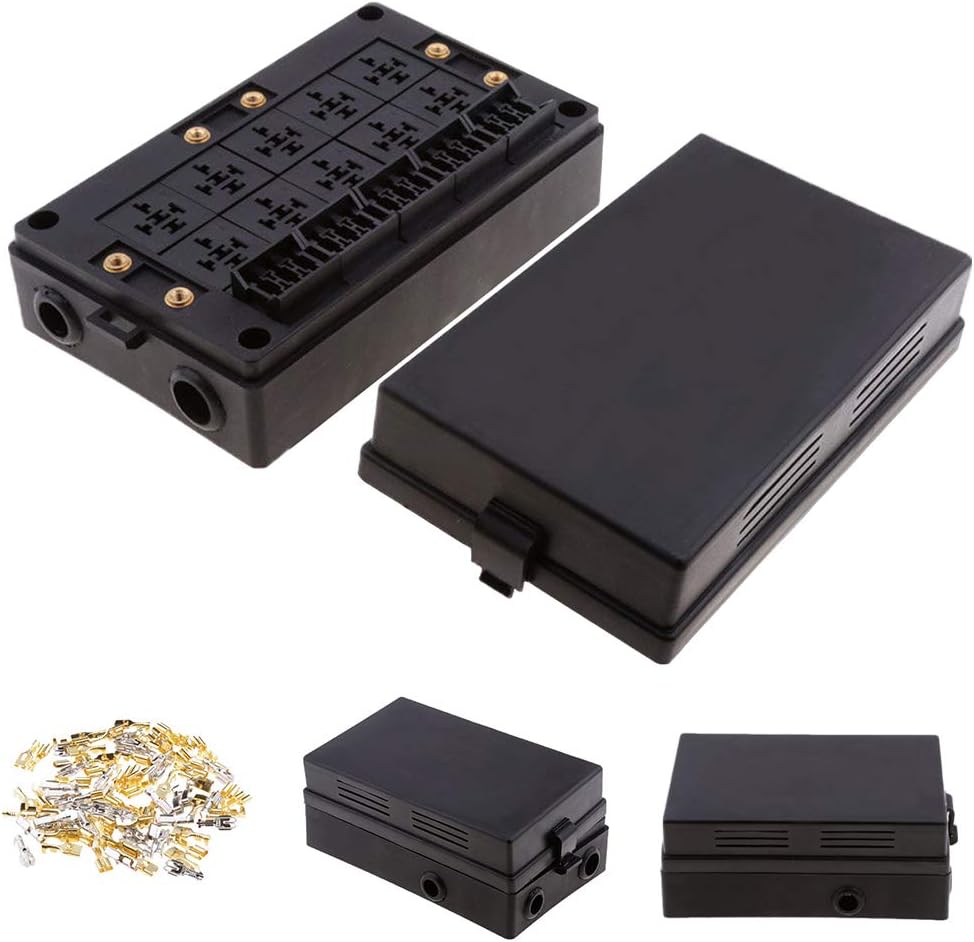 18-way Blade Fuse Holder + 10-way Relay Socket Box L218876