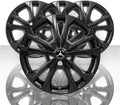 Black 17" 5 Double Spoke Wheel Skins Set of 4 Y573541