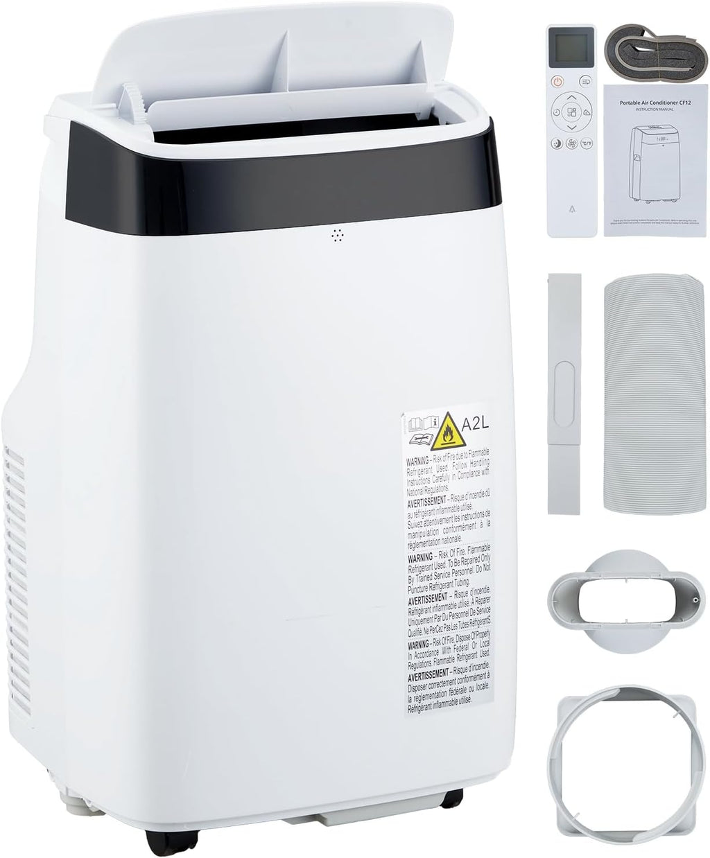 Portable 10000Btu Air Conditioner with Remote Control J713855