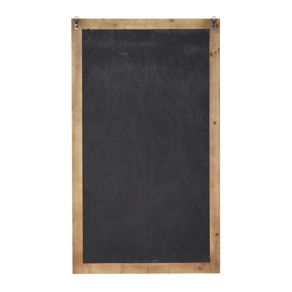 Brown Bohemian Wood Rectangular Wall Mirror P382