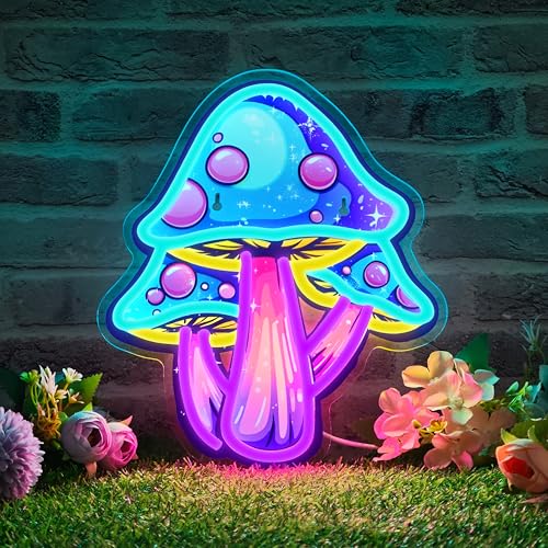 Mushroom Neon Sign Dimmable Mushroom Led Sign V224058