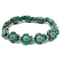 Genuine Turquoise Hawaiian Sea Turtle Bracelet U9897