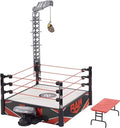 WWE Wrekkin' Kickout Ring Playset with Launcher, Crane, Championship, 13-inch x 20-inch H4424