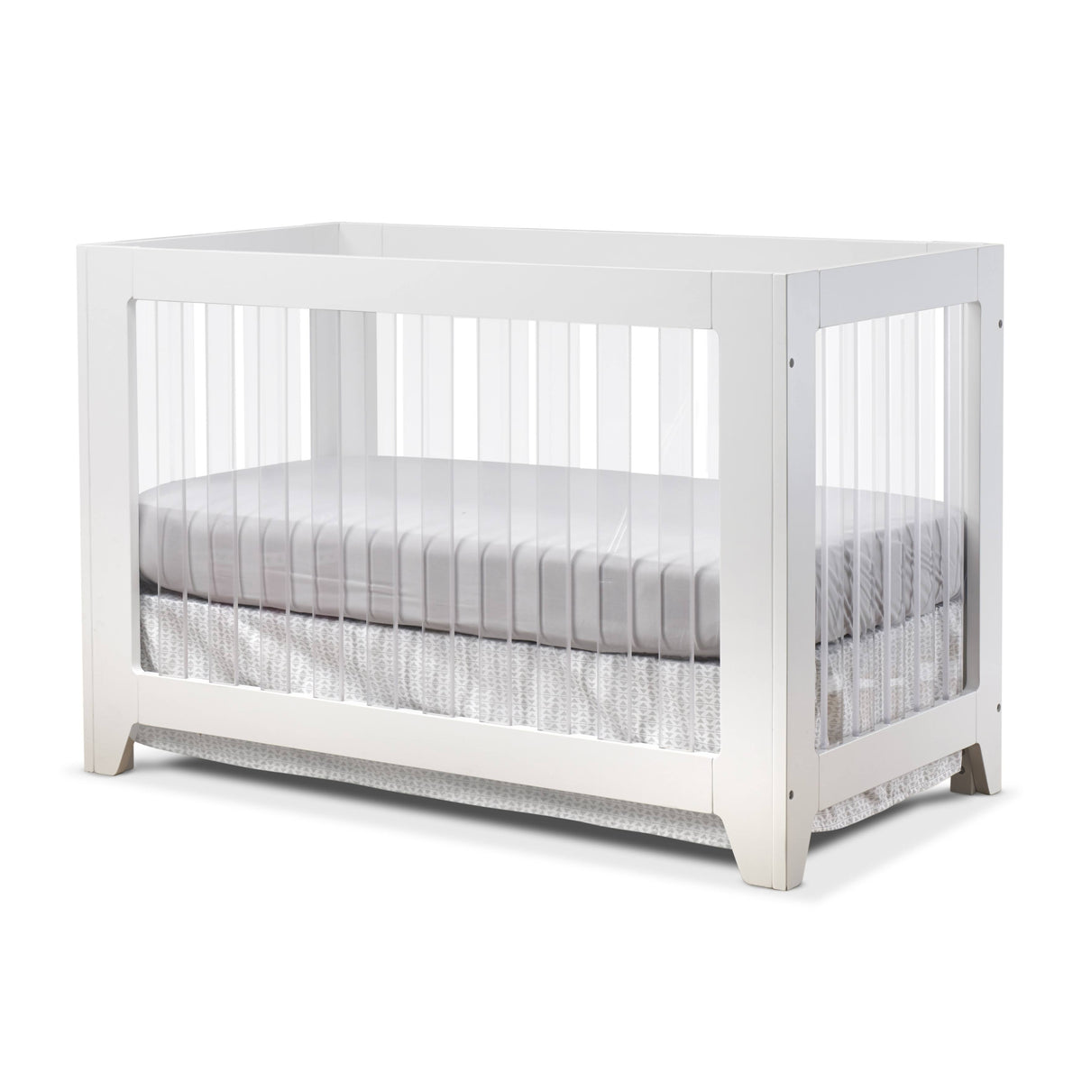White Acrylic Crib O715443