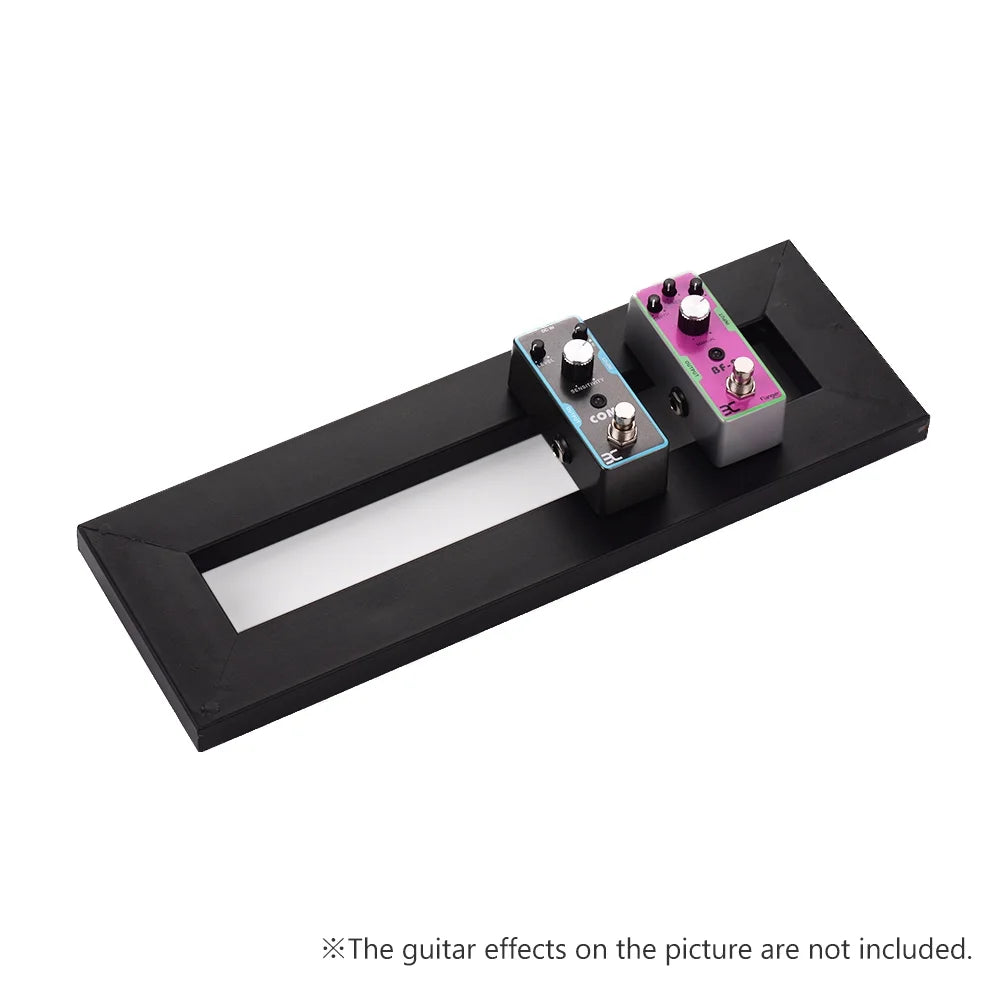 Guitar Effect Pedal Board Holder with Fastening Tapes Cable Tie T207403