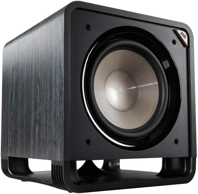 Powered Subwoofer with 12” Woofer, 400W Amp, Washed Black Walnut F7740