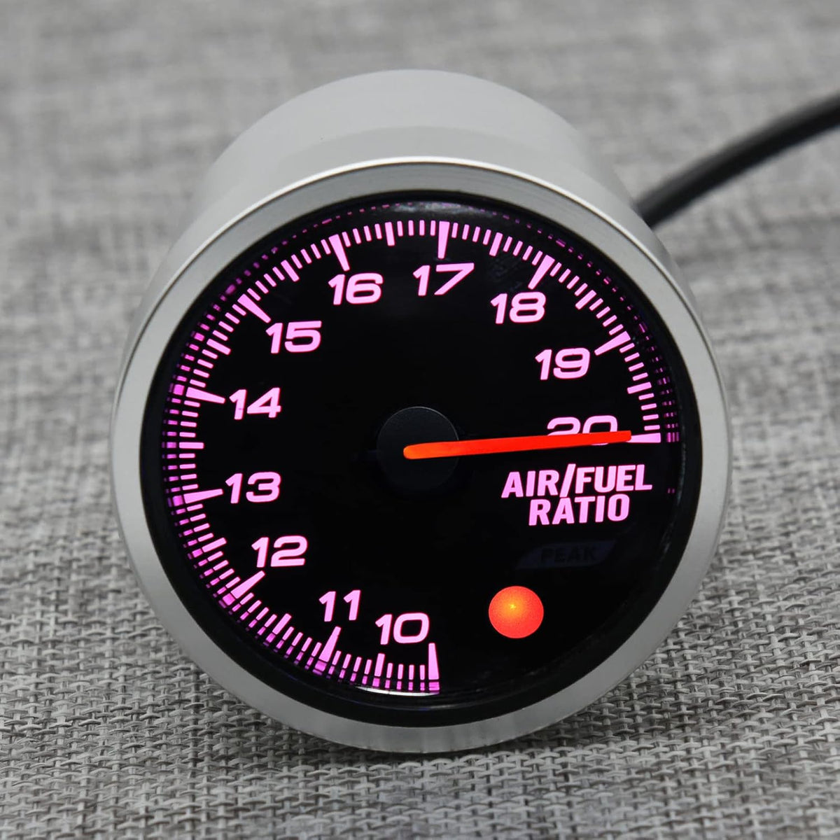 Air Fuel Ratio Gauge 2-1/16 52mm with O2 Oxygen Sensor Pack of 2 W79951