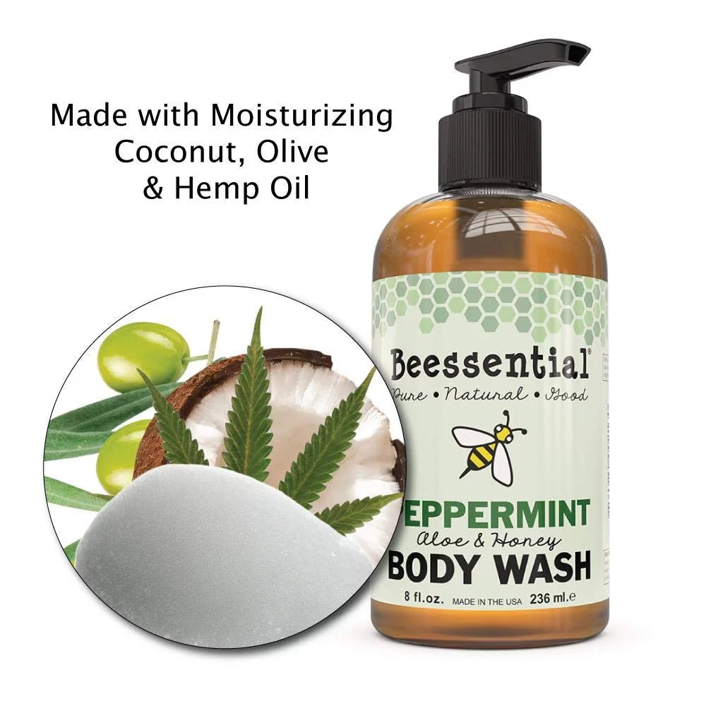 Peppermint Sulfate-Free Body Wash 16 oz J30757