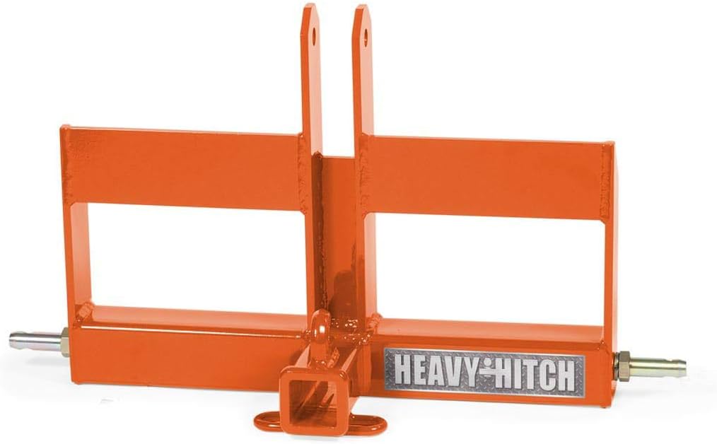 3 Point Hitch Receiver Drawbar with Offset Suitcase Weight Bracket V175