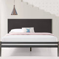 Black Twin Metal Platform Bed Frame N112