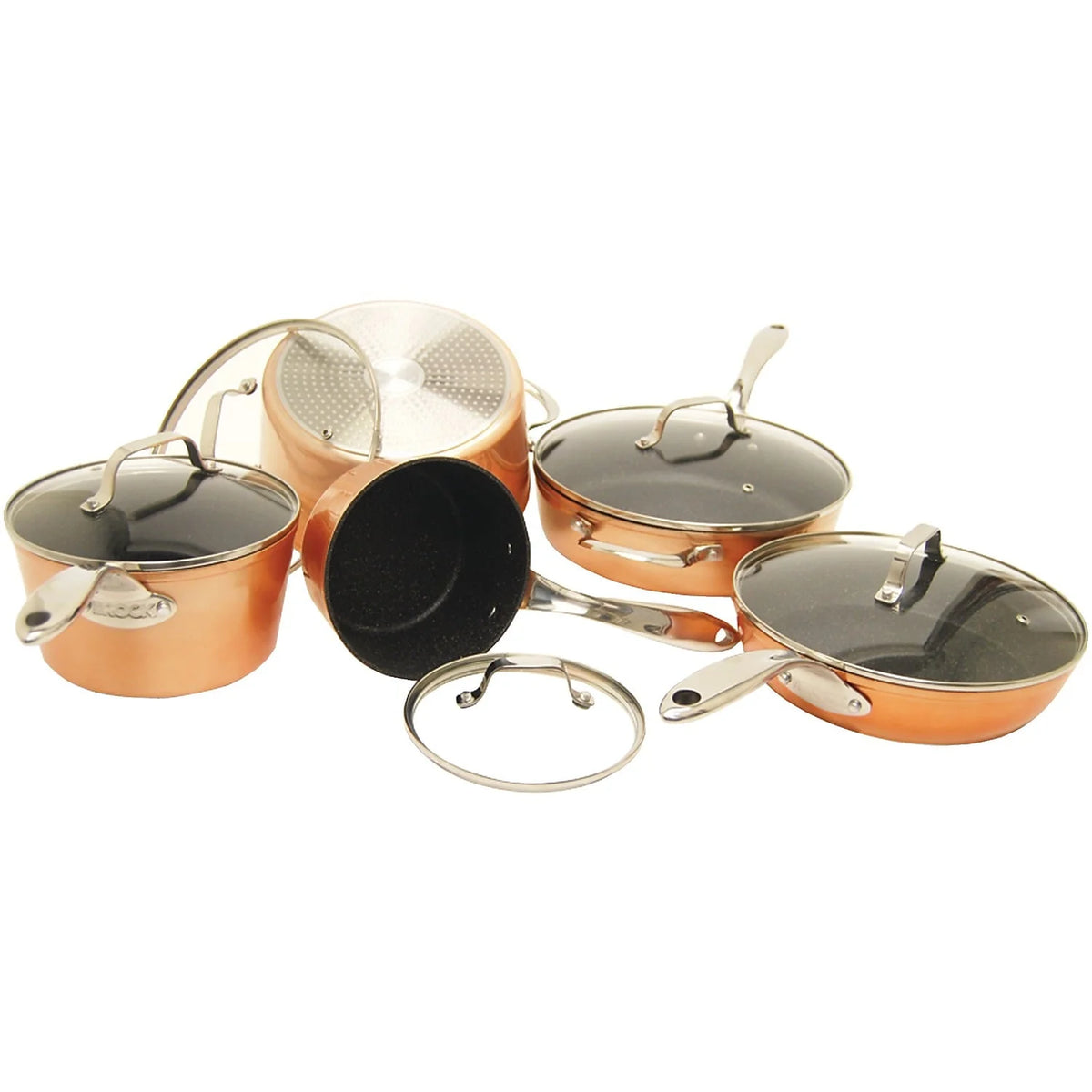 10 Piece Copper Cookware Set P953