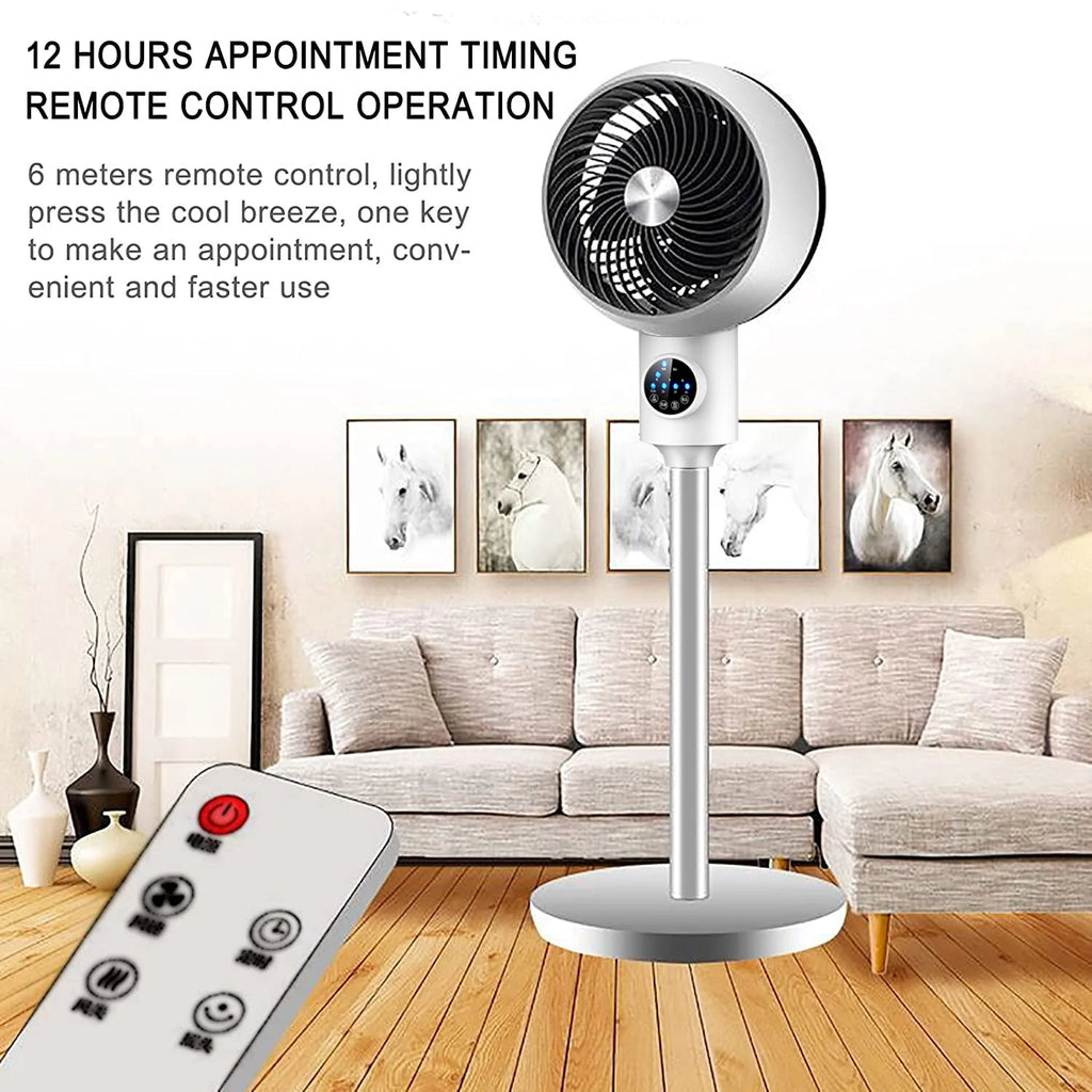Electric Fan Floor Standing Swing Head Air Circulation Fan Remote Control T923