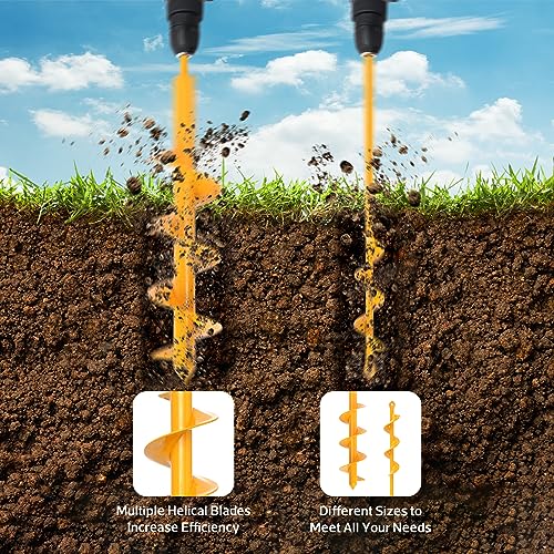 Garden Auger Drill Bit Pack of 2 K67783