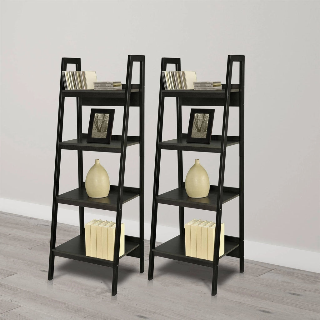 4-Shelf Ladder Bookcase Set of 2 H66270