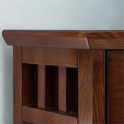 3 Shelf Corner Bookcase in Mission Oak T48245