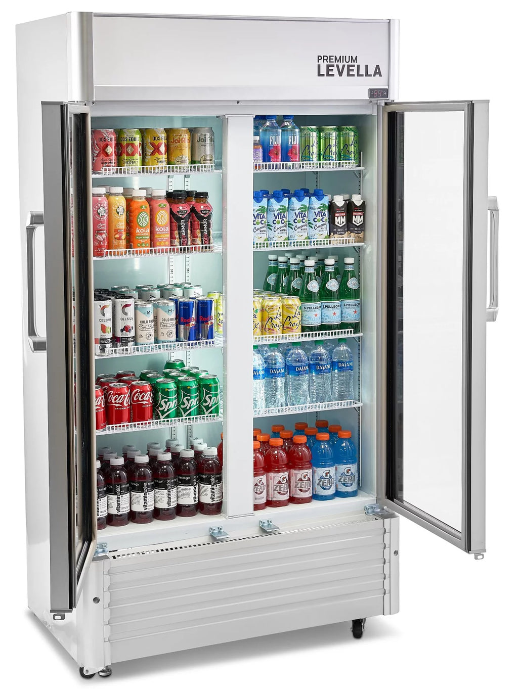 16 Cubic Foot 2-Glass Door Display Refrigerator B911012