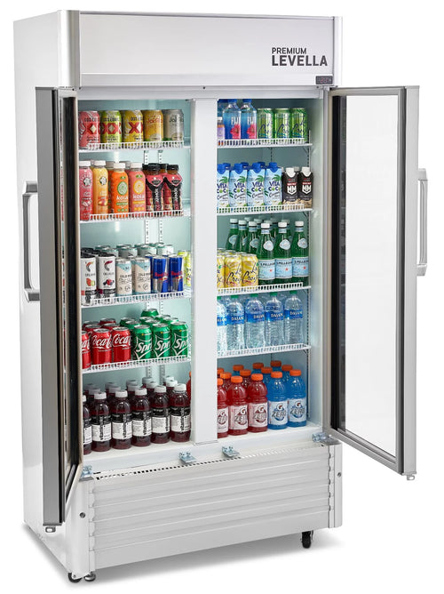 16 Cubic Foot 2-Glass Door Display Refrigerator B911012