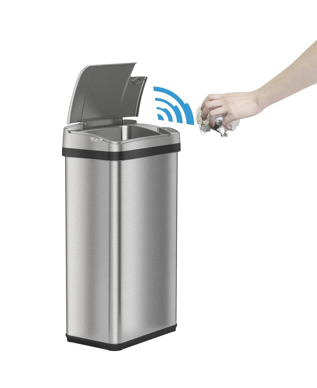 4 gal Stainless Steel Motion Sensor Trash Can E366008