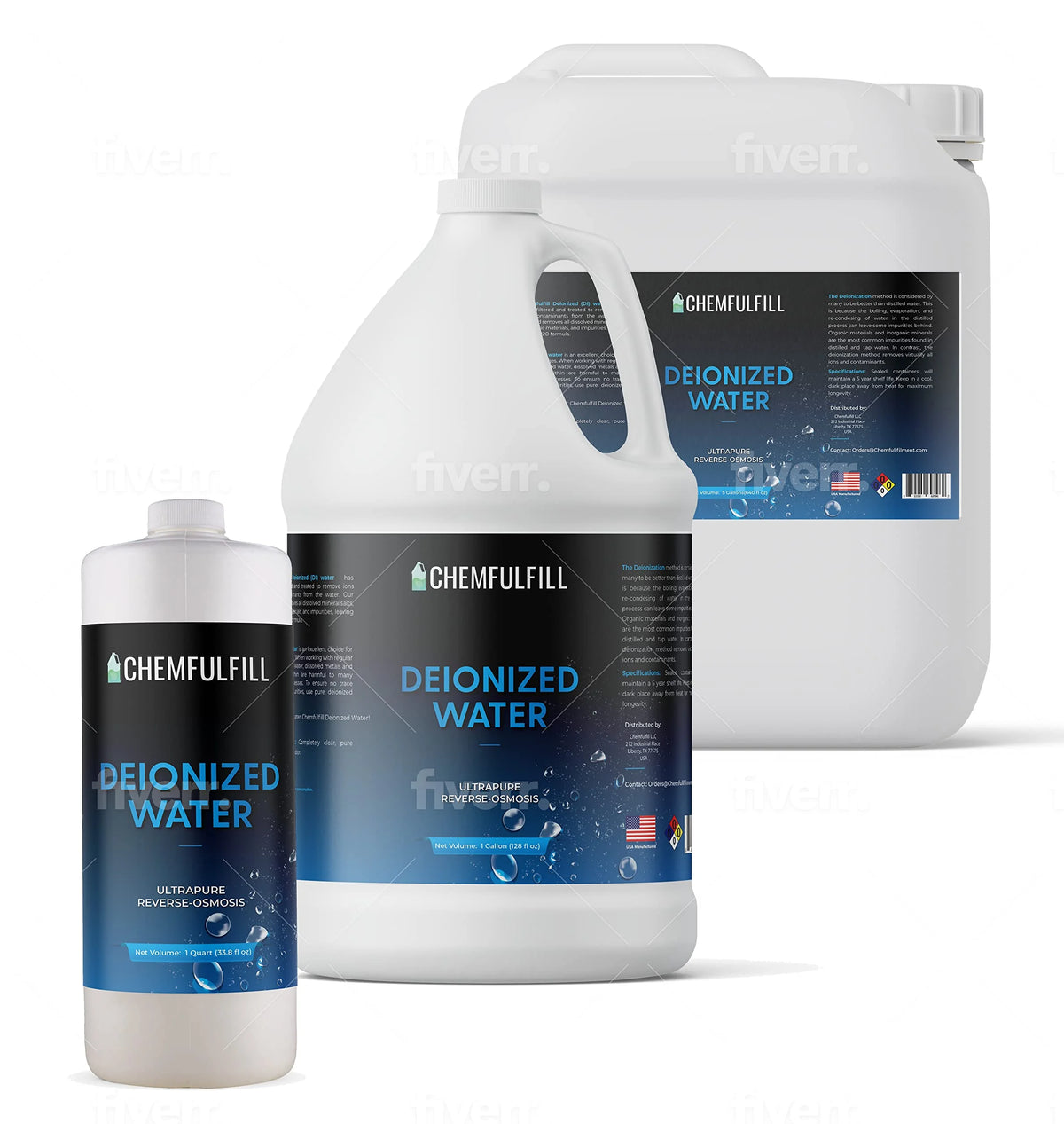 Deionized Water (Gallon (128 fl oz)) K369018