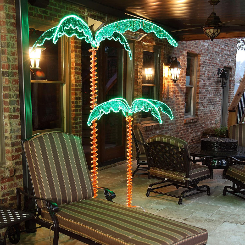 Tropical LED Rope Light Palm Tree (4.5 Foot) Z360
