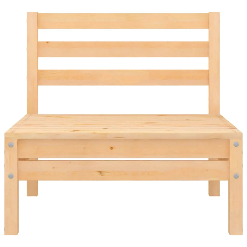 Patio Middle Sofa Solid Pinewood Y5509
