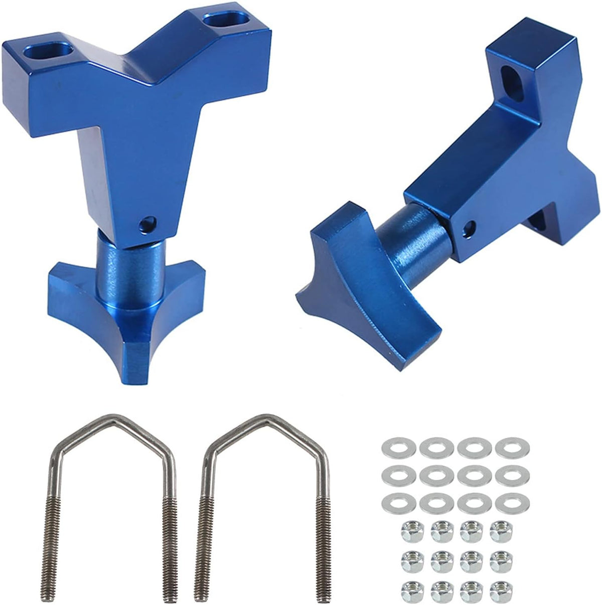 High-Lift Jack Tube Mount 1-2.5" (Round/Square) Blue Pack of 2 W48168