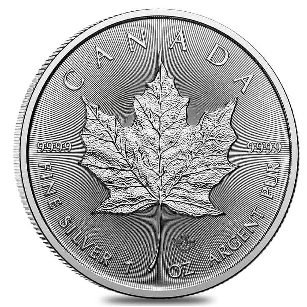 10 1 oz Canadian Silver Maple Leaf Coin A681