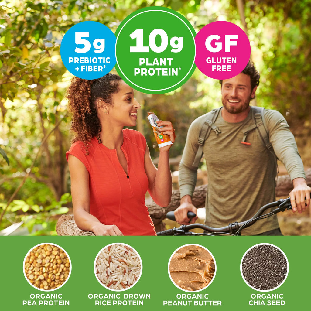 Organic Peanut Butter Vegan Gluten Free Protein Bar 12 Count V831530