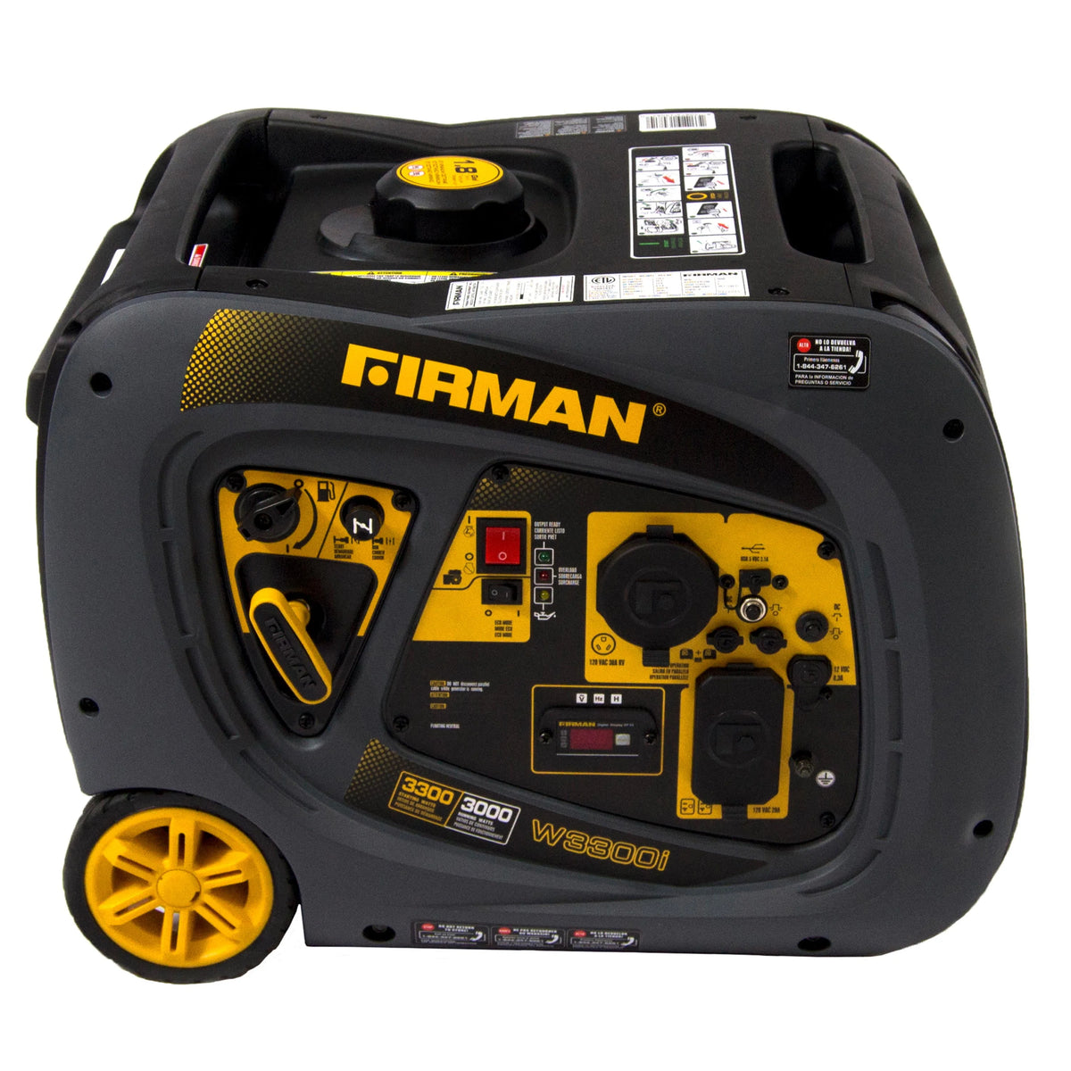 3300/3000 Watt Gas Recoil Start Inverter Generator Y873380
