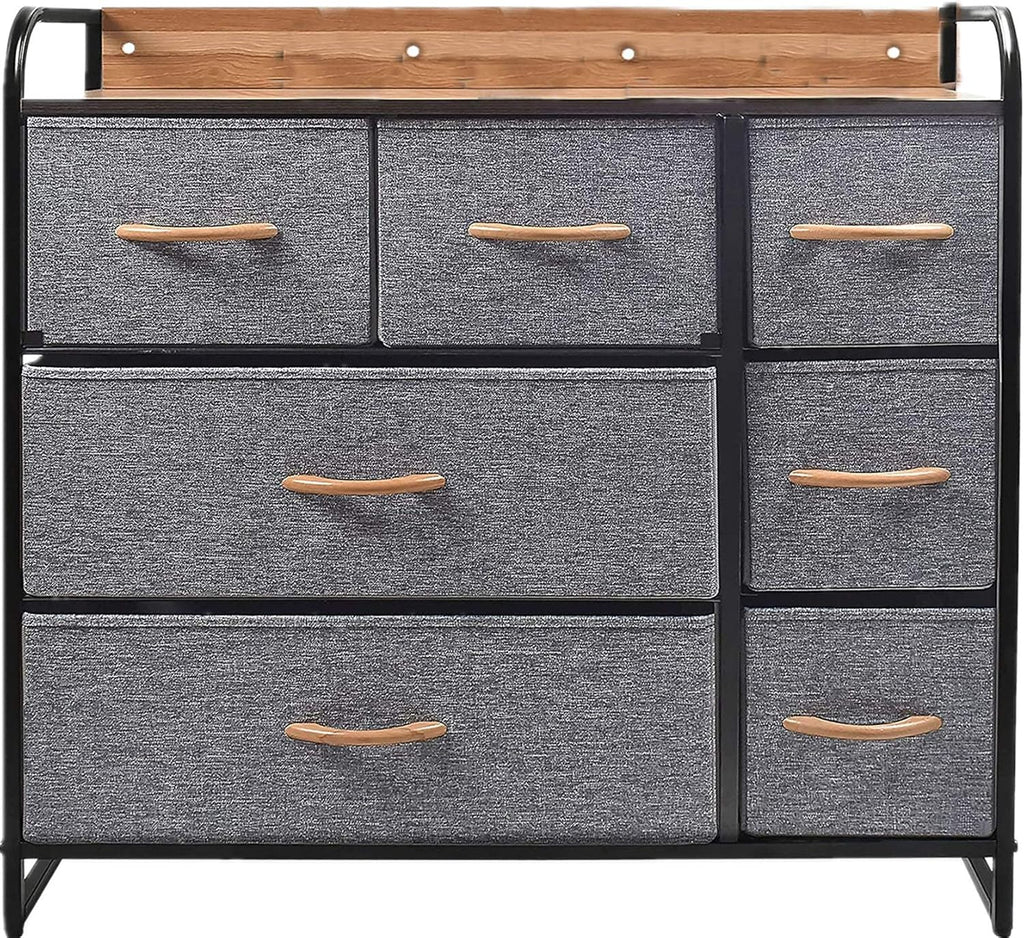 Brown 5 Drawer Storage Cabinet Dresser C19431
