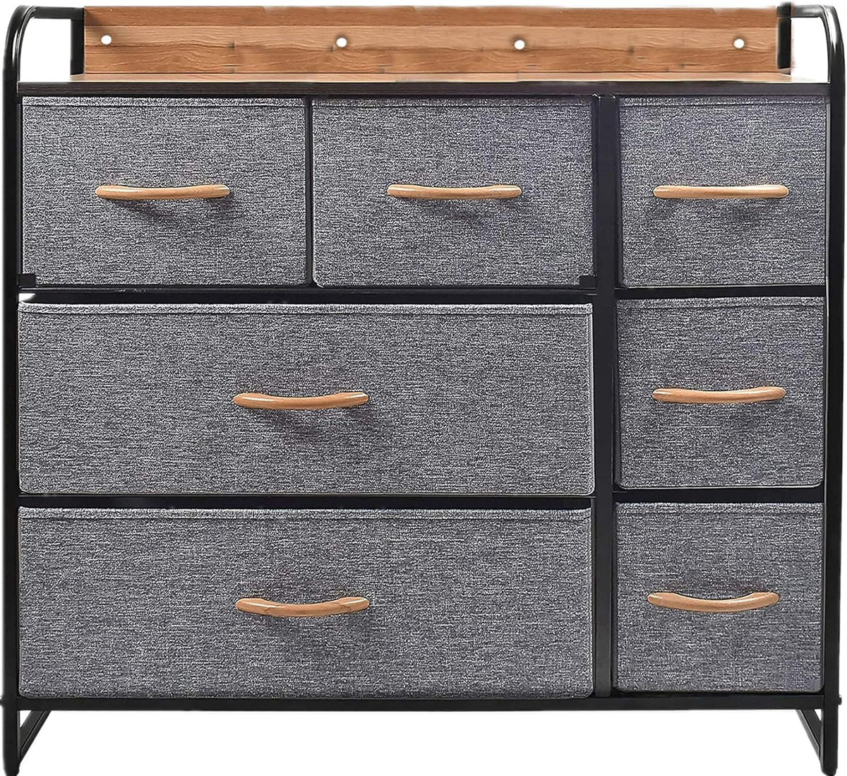 Brown 5 Drawer Storage Cabinet Dresser C19431