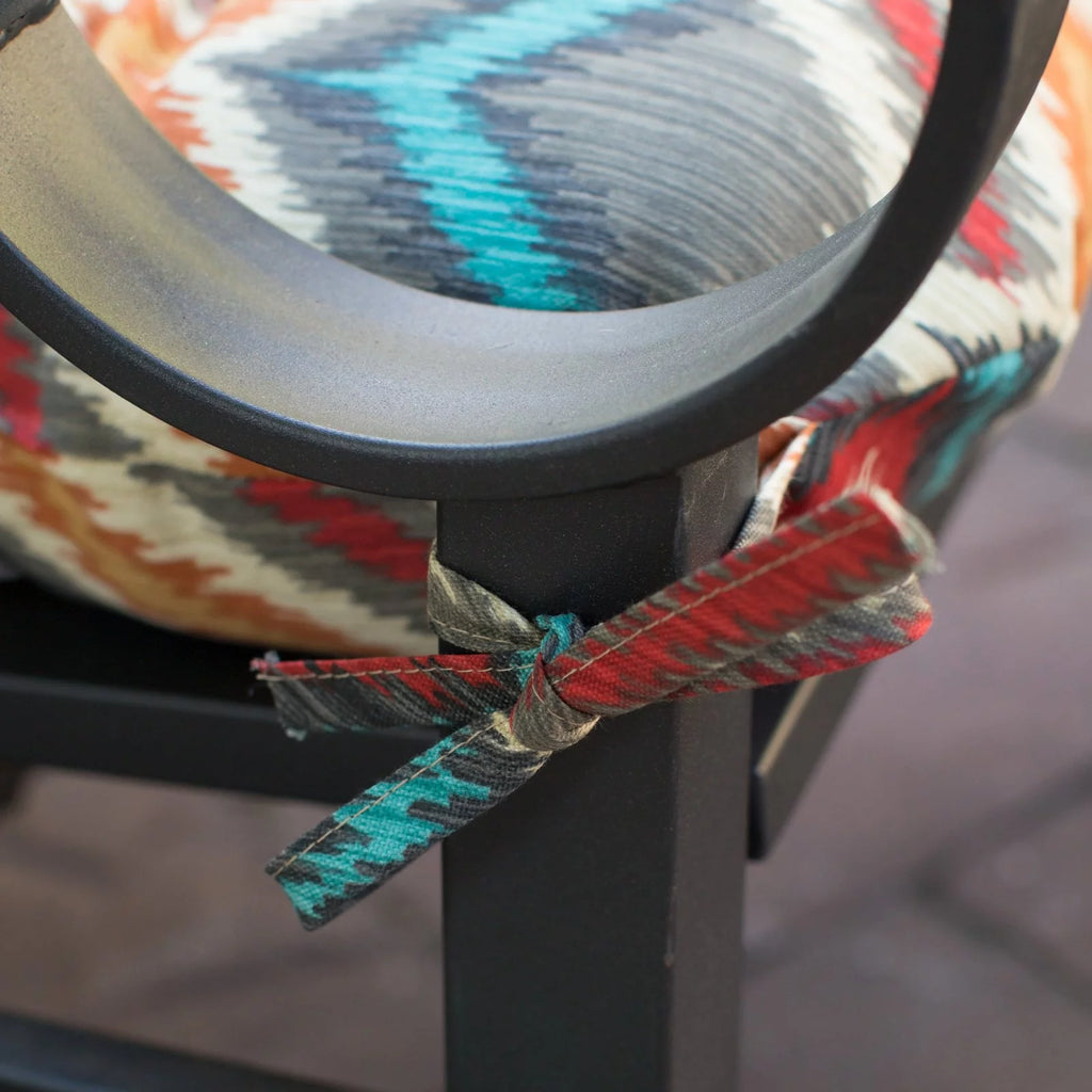 Reversible Tufted Outdoor Chair Cushion S6916