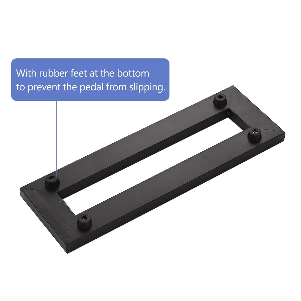 Guitar Effect Pedal Board Holder with Fastening Tapes Cable Tie T207403