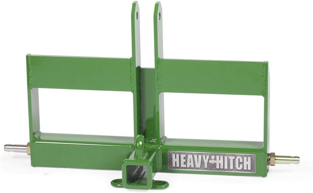3 Point Hitch Receiver Drawbar with Offset Suitcase Weight Bracket V175