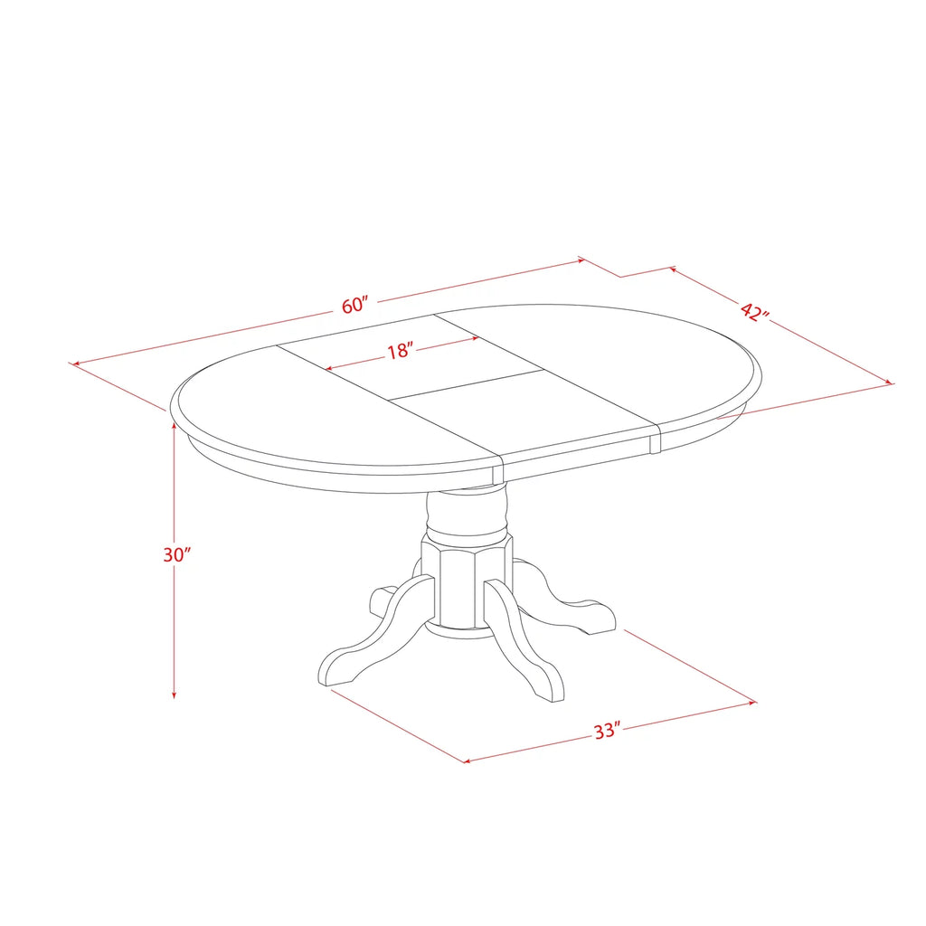 7 Piece Wood Dining Room Set U226