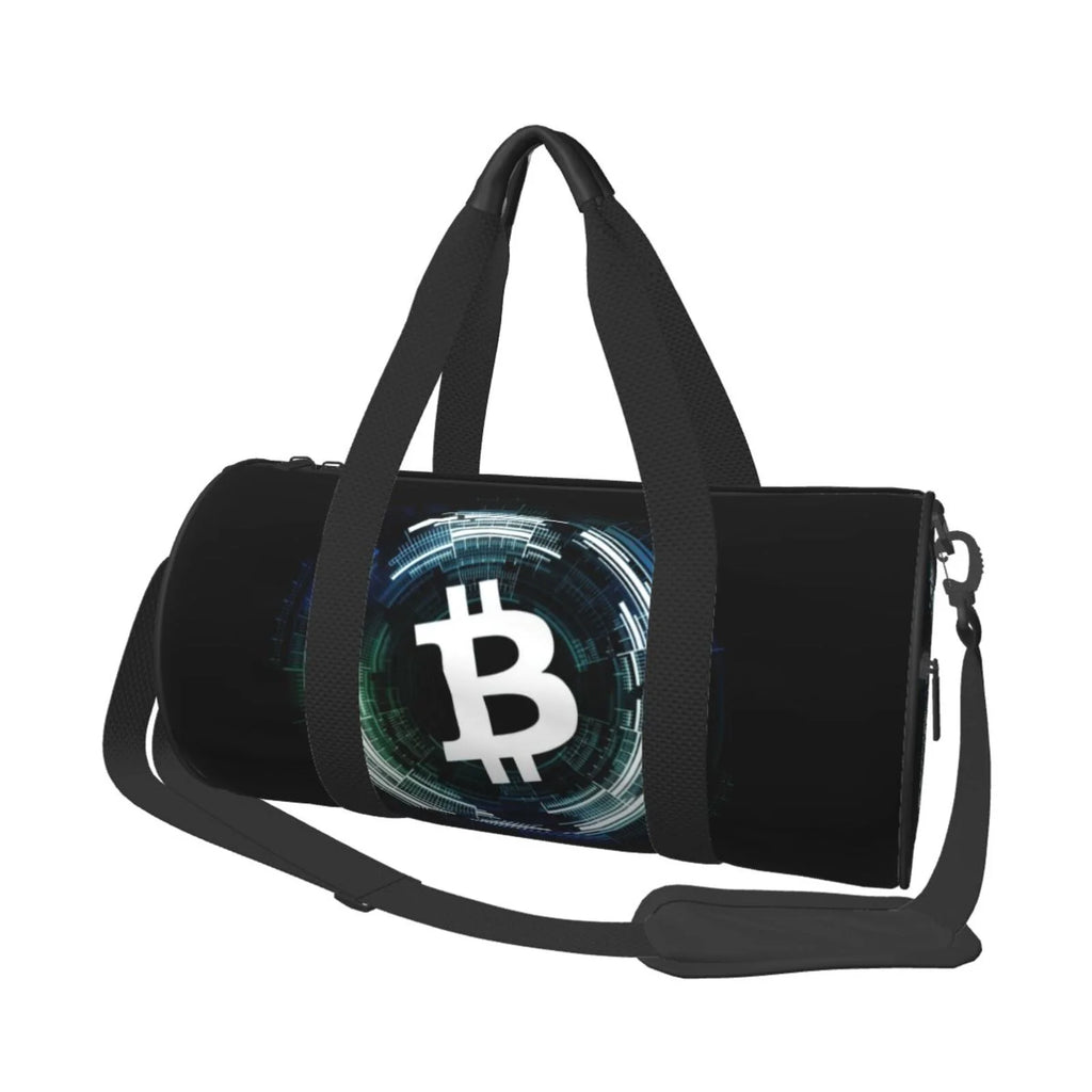 Cryptocurrency Blockchain Bitcoin Unisex Large Duffle Bag T34818