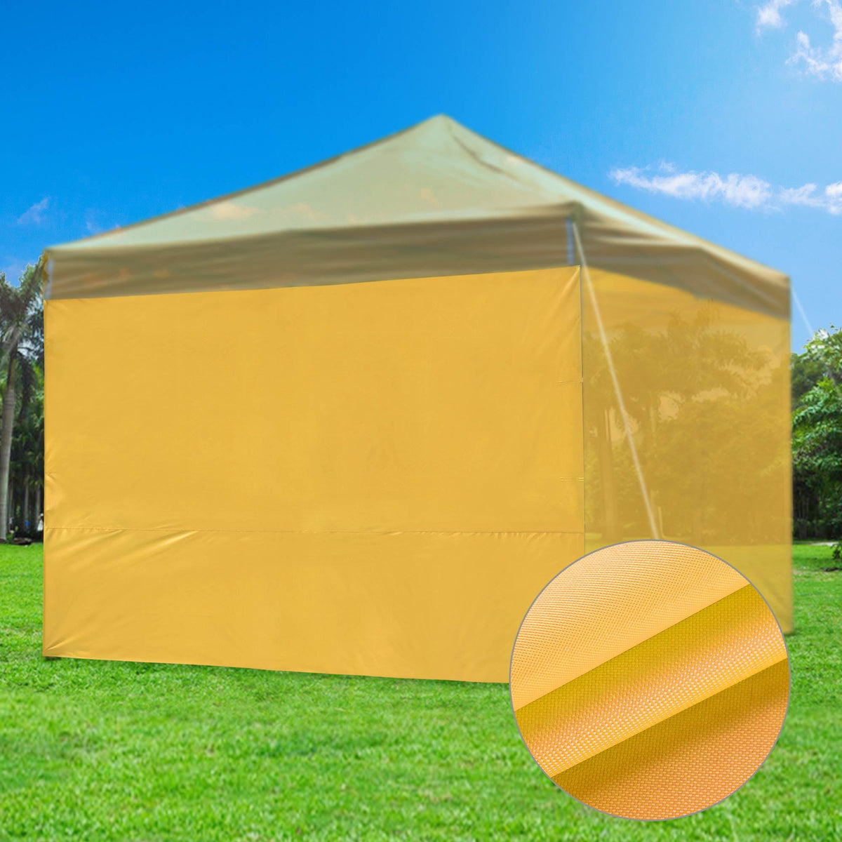 UV-Resistant Mineral Yellow Side Wall for EZ Canopy Gazebo V480