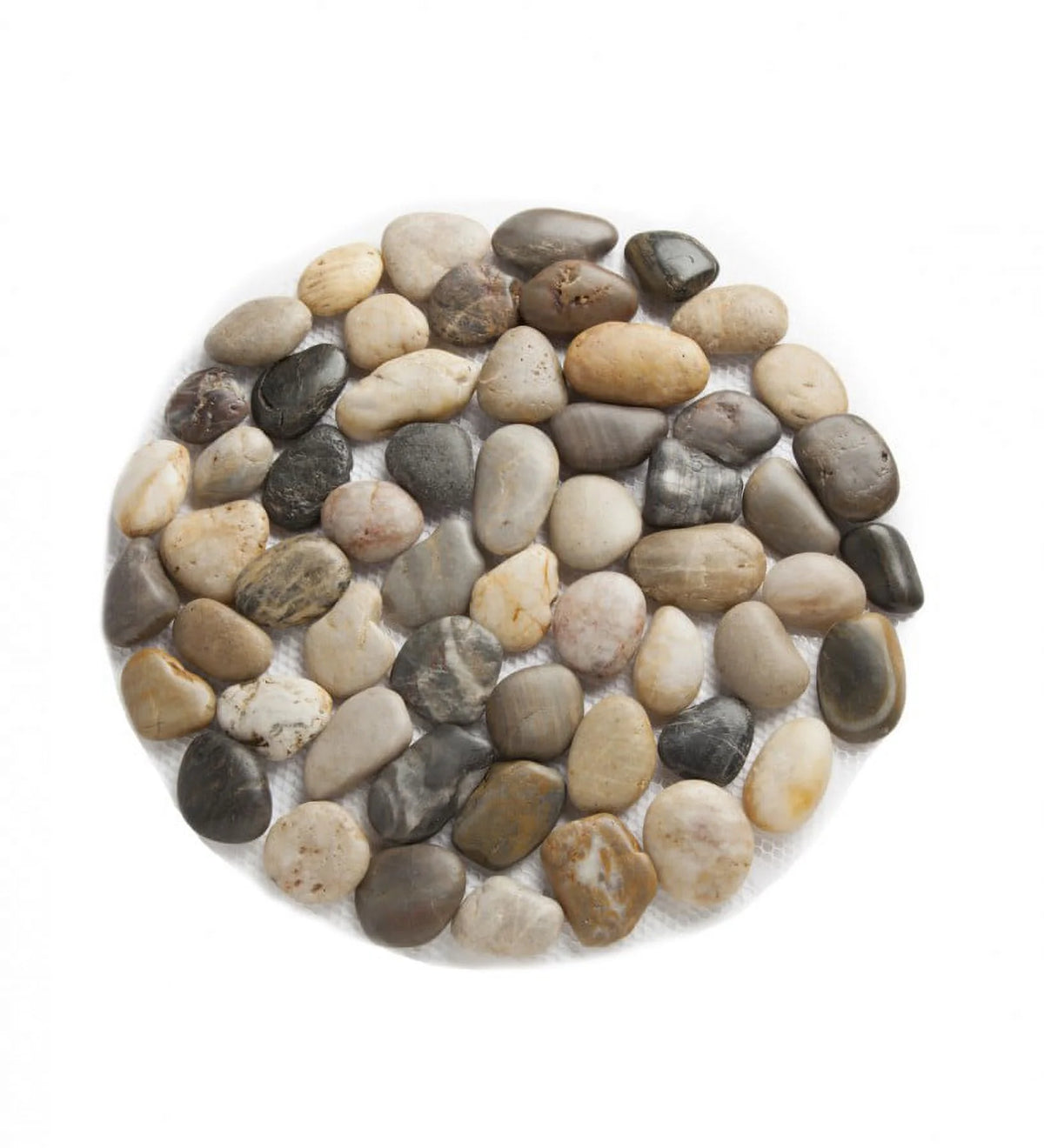 Set of 3 Natural River Rock Stepping Stones R898967