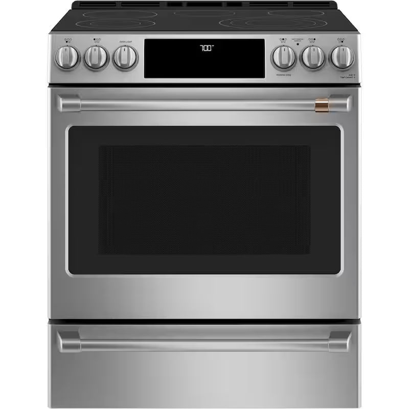 Electric Range Handle and Knob Kit in Brushed Stainless J9468