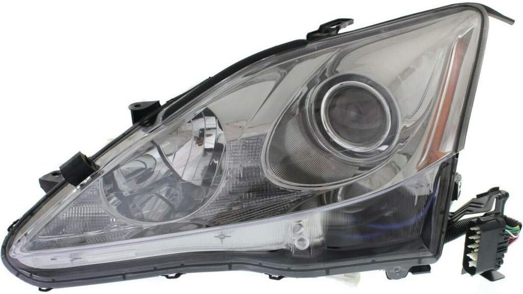 Passenger Side Headlight Assembly for Lexus IS250 / IS350 2006 2008 HID Auto Leveling L82748