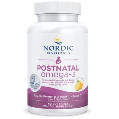 Postnatal Omega-3 Lemon 60sg V392