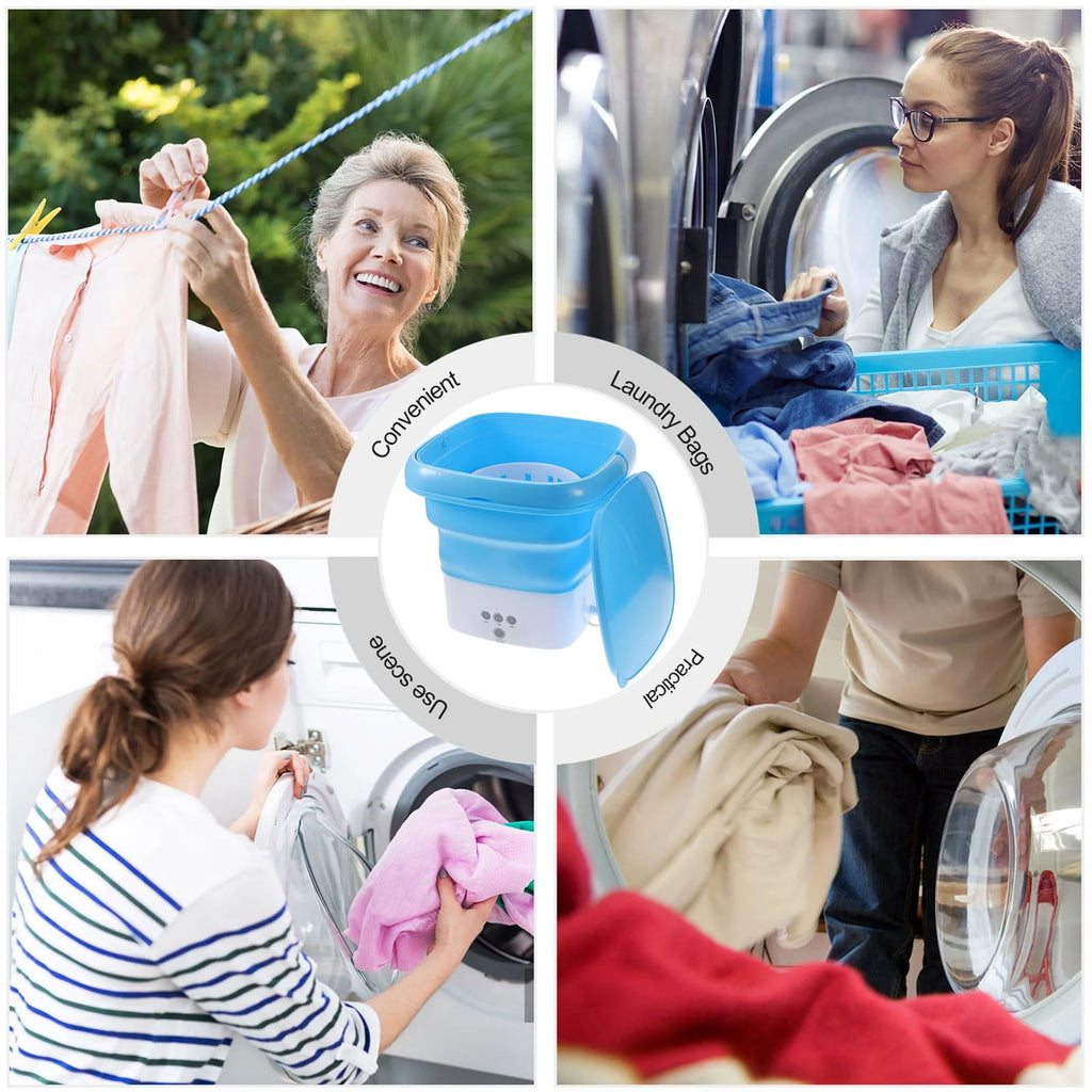Portable Folding Mini Washing Machine E367469